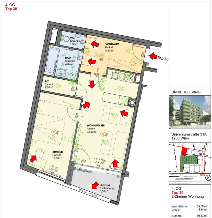 Wohnungsplan